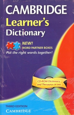 Cambridge Learner’s Dictionary 3rd edition