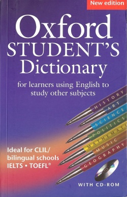 Oxford Student’s Dictionary for learners using English to study other subjects