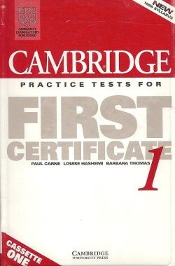 Cambridge First Ceritficate Exam 1